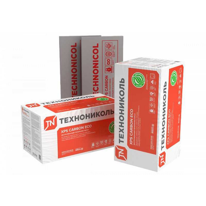 Экструдированный пенополистирол Технониколь XPS CARBON ECO 20х600х1200-L